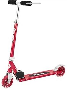 Razor Red Kick Scooter with Black Grips.